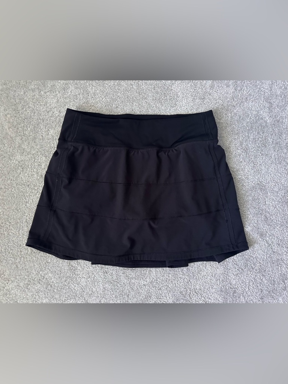 Lululemon Pace Rival Mid-Rise Skirt Black Size 4